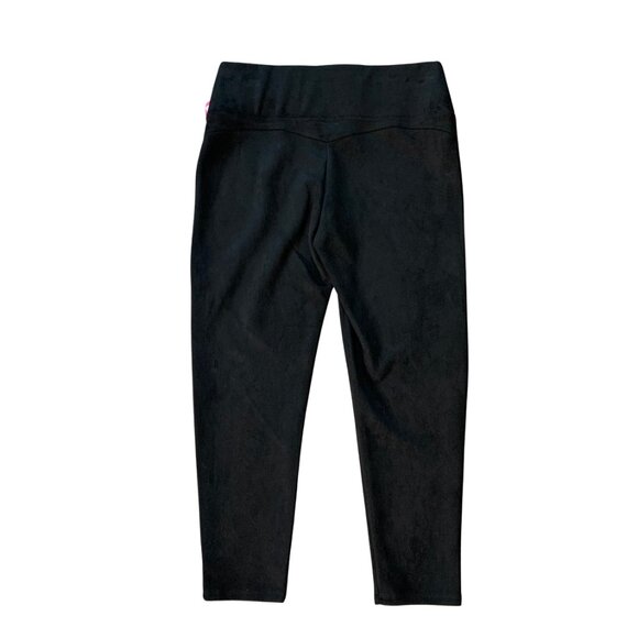 VINCE CAMUTO Faux Suede Pants in Black, Size LARGE NWT - Picture 7 of 12